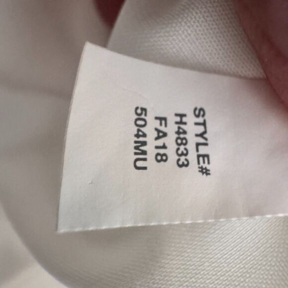 H&M L.O.G.G. Men’s Regular Fit Button Up Shirt Small White Blue Stripe Cotton - Picture 7 of 8